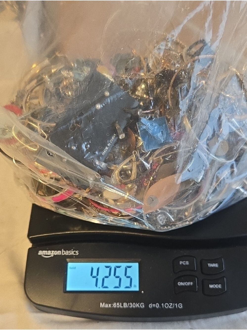 Mixed Jewelry Scrap & DIY Lot 4.2 lbs, Various Colors & Materials